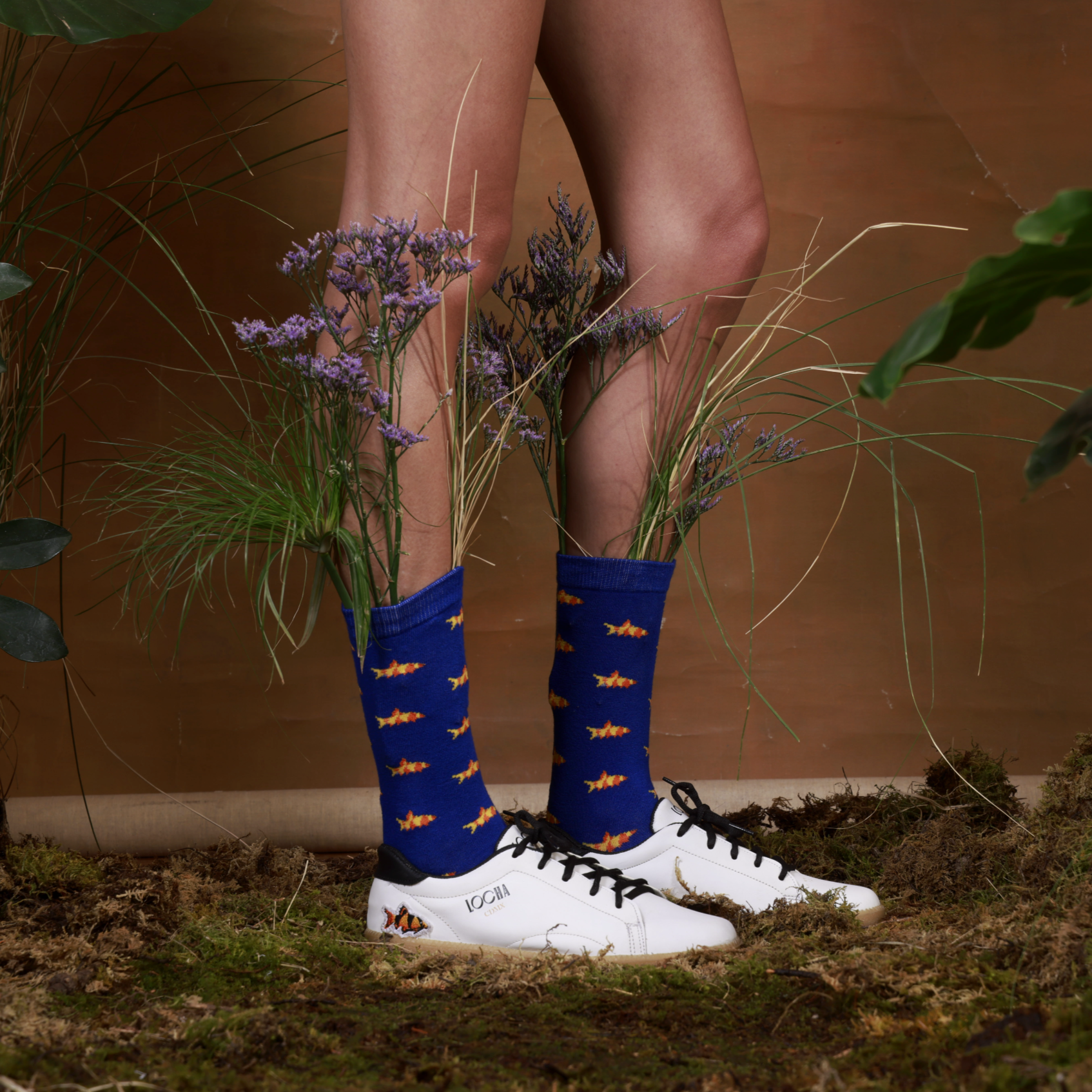 LOCHA BLUE FISH SOCKS